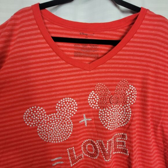 Limited Edition Disney Striped Plus Size 4X (4 Xl) Top Shirt - Picture 4 of 9
